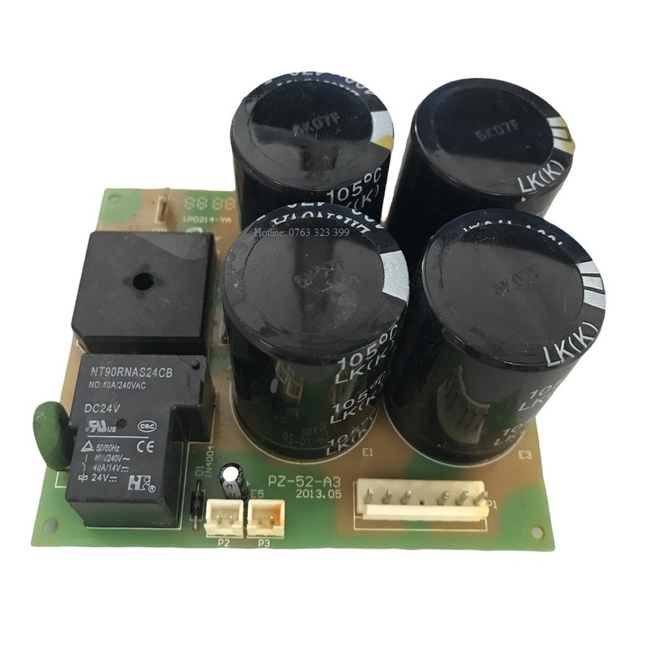 Bo mạch nguồn PZ-52-A3 máy hàn 250 kèm tụ/ tụ nguồn