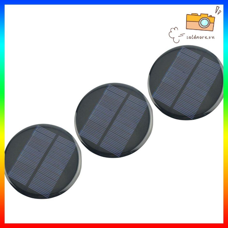 Bộ 2 Tấm Pin Năng Lượng Mặt Trời 5.5V Dc Mini DIY Bền Nhỏ Gọn