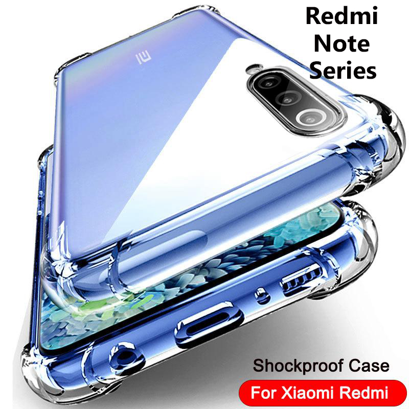Ốp Điện Thoại Mềm Trong Suốt Chống Sốc Cho Redmi 9T 9A 9 9C 8 8A 7 7A 6 6A Note 6 6Pro 7 7Pro 7S 8 8Pro 9 9Pro 9S 10 10Pro