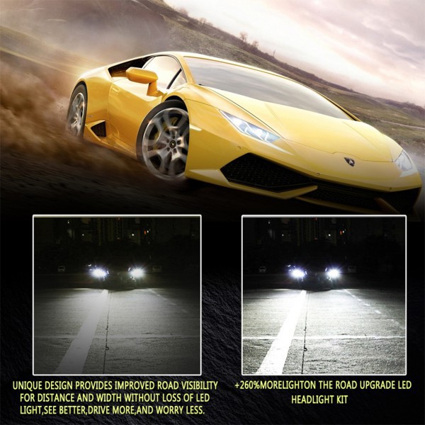 Set 2 Đèn Pha H4 S7 Bóng Led Chuyên Dụng Cho Xe Hơi