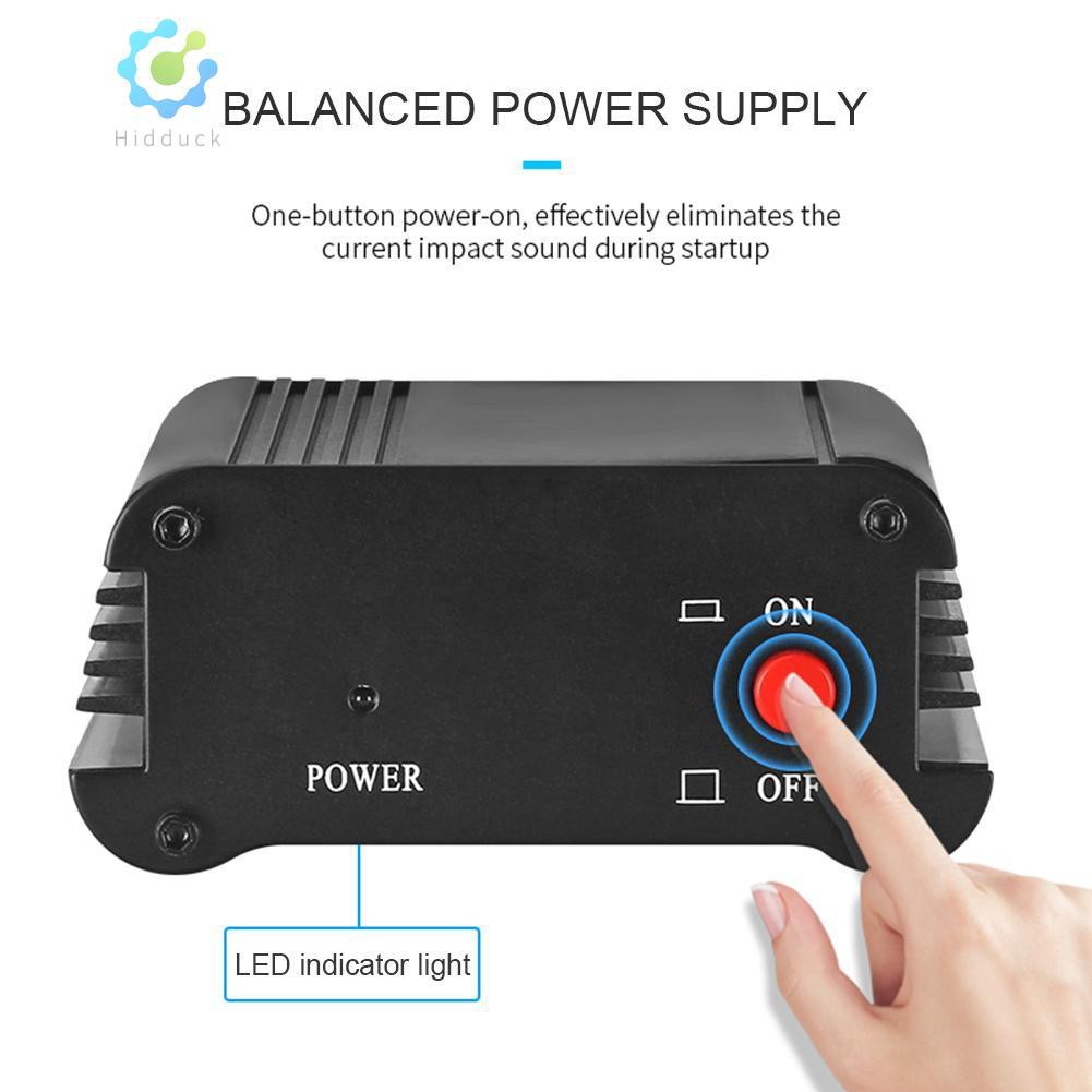 Hidduck✡48V Phantom Power Supply USB Power Adapter for Micro Condenser Microphone✡COD