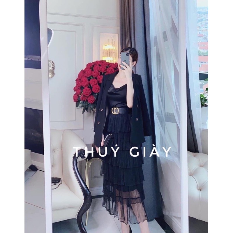 Chân váy ren tầng siêu phẩm