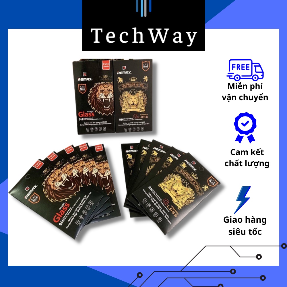 Kính cường lực Remax chính hãng siêu mỏng 0,1mm độ dẻo cao