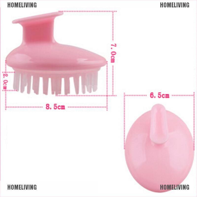 Dầu Gội Đầu Mát Xa Da Đầu Bằng Silicone Tiện Dụng