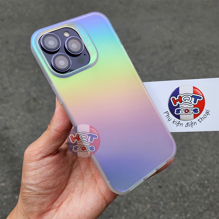 Ốp lưng kháng khuẩn ZAGG Iridescent Anti-Microbial Case IP 14 Pro Max / 14 Pro chính hãng