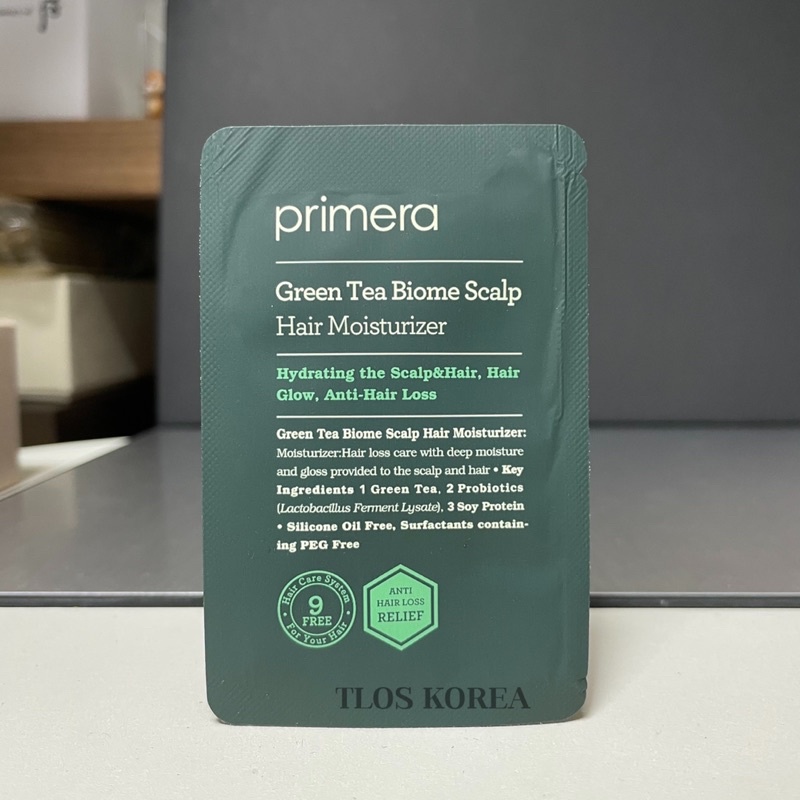 [Primera] [Gói Sample] Kem Dưỡng Tóc Trà Xanh Primera Greentea Biome Scalp Hair Moisturizer 4Ml