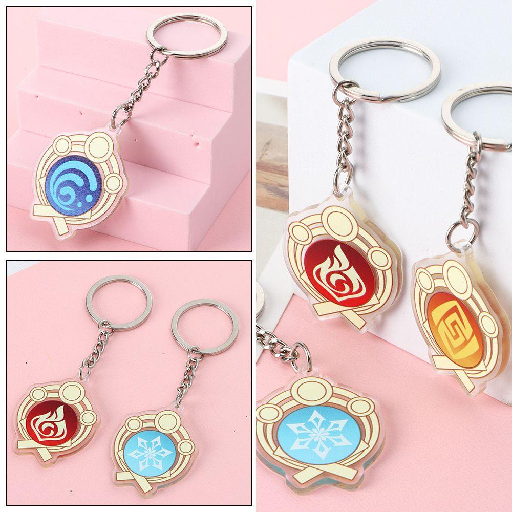 EUTUS Móc Khóa Hình Nhân Vật Anime GenshinImpact God 'S Eye Thời Trang