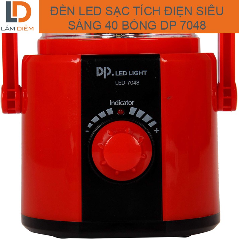 ĐÈN LED SẠC TÍCH ĐIỆN DỰ PHÒNG SIÊU SÁNG 40 LED DP 7048