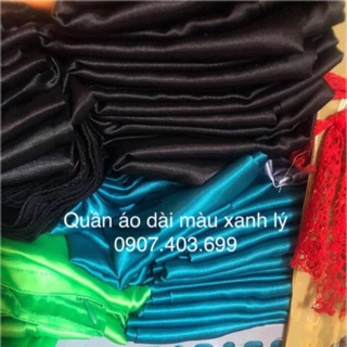 Quần áo dài màu xanh lý
