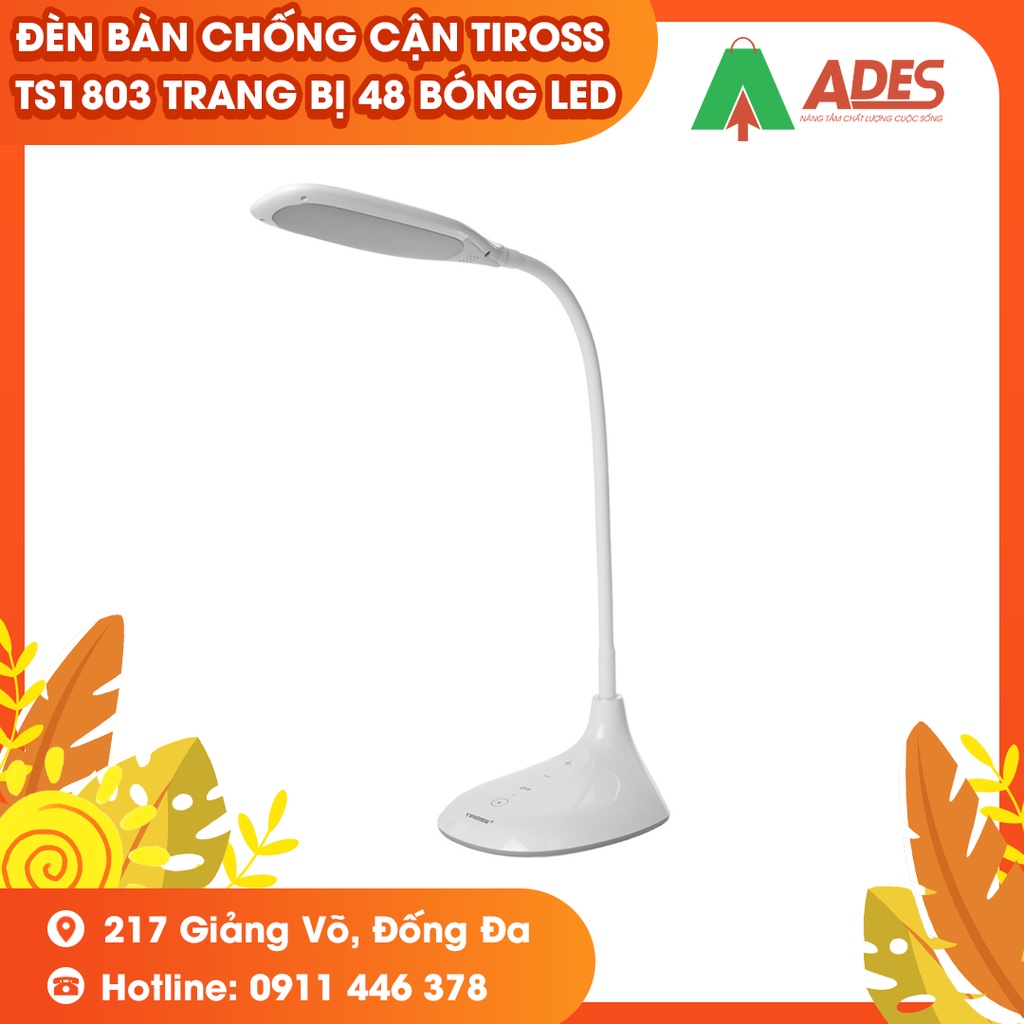 Đèn Bàn Chống Cận Tiross TS1803 trang bị 48 bóng LED