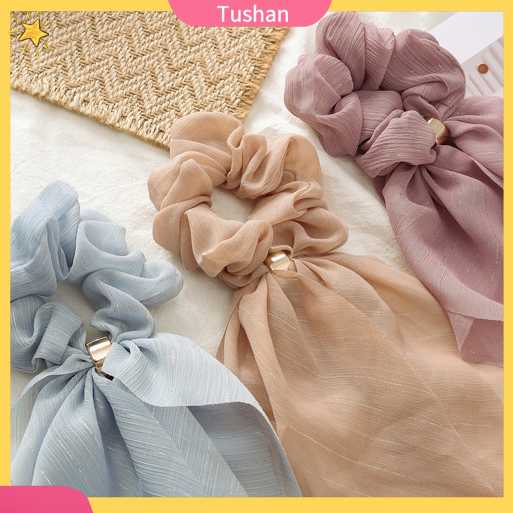 Dây Buộc Tóc Hình Nơ Xinh Xắn Dành Cho Nữ