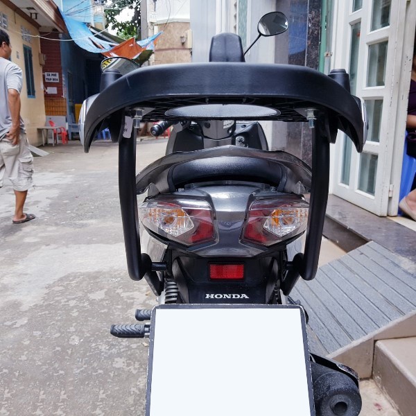 Baga Givi HRV Wave Dash 110(13-16)/125 chính hãng cho xe chịu lực cao bao gồm đế gắn thùng
