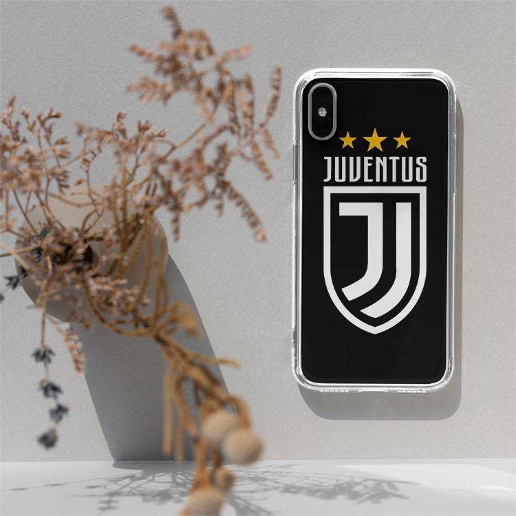 Ốp lưng logo CLB Juventus 3 sao siêu đẹp cho Iphone 5 6 7 8 Plus 11 12 Pro Max X Xr 87