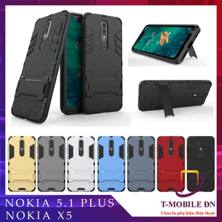Ốp lưng Nokia 5.1 Plus/ Nokia X5 🔥FREE SHIP🔥 IRON MAN chống sốc bảo vệ viền và camera kèm chống xem video tiện lợi