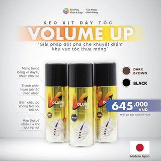 Xịt dày tóc Nichiei Bussan Volume Up che tóc hói, làm dày tóc Nhật Bản