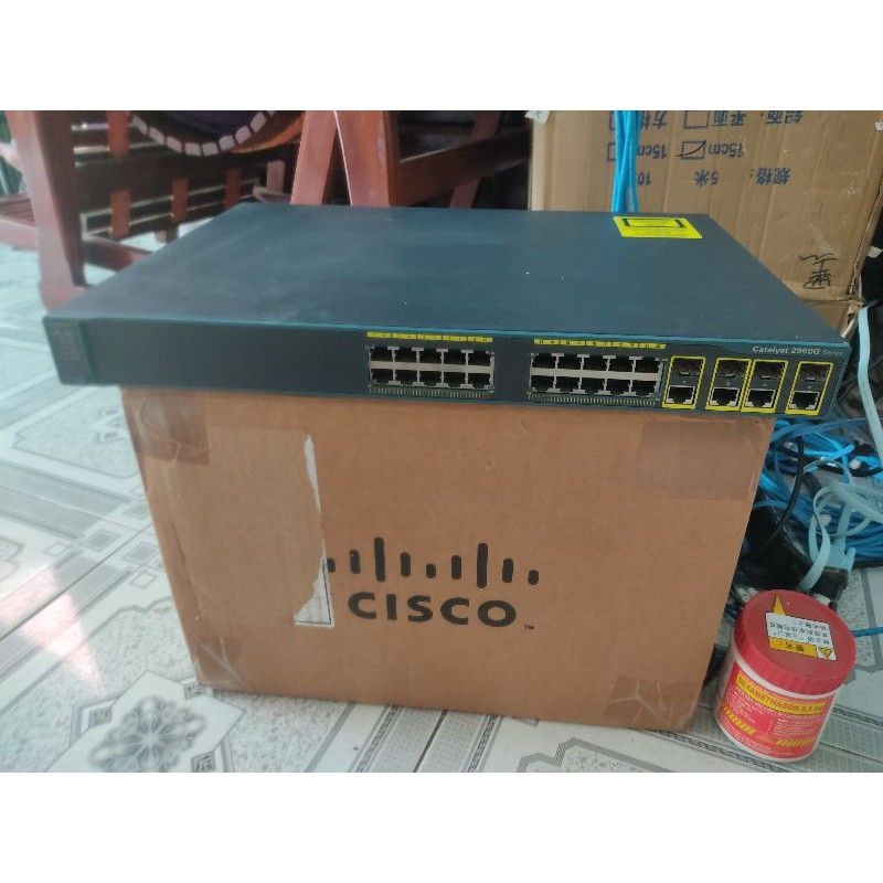 🏆🏆Switch Cao Cấp Chuyên Dụng Cisco WS-C2960G-24G - 24 Port Gigabit Switch