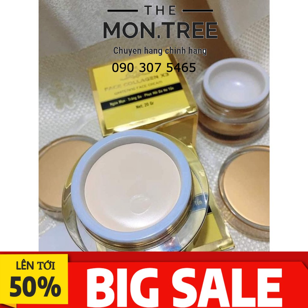 KEM FACE COLLAGEN X3 LÀM TRẮNG HỒNG MỊN MÀNG