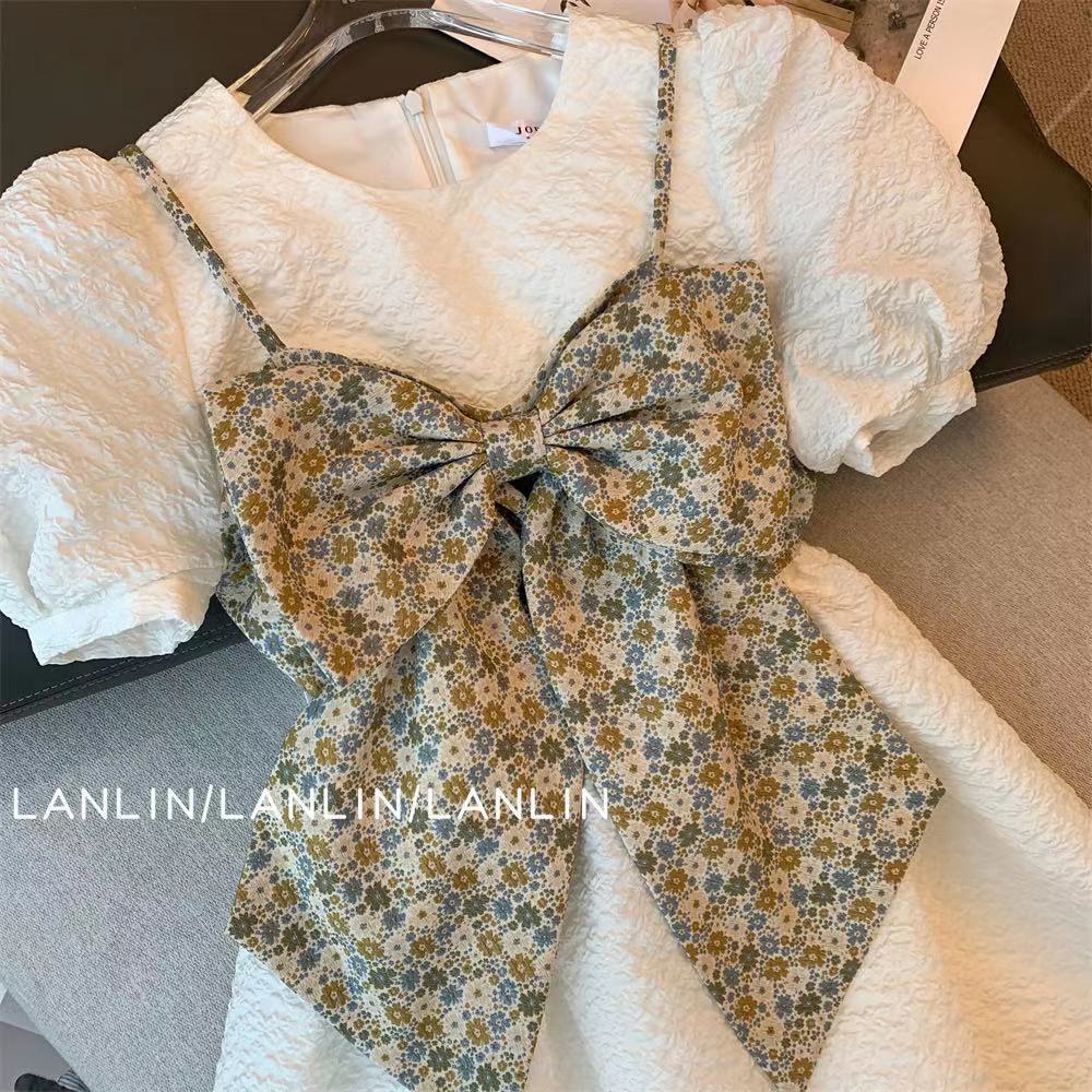 Đầm Thiết Kế Mới Phối Nơ Xinh Xắn Thời Trang Dành Cho Mùa Hè
