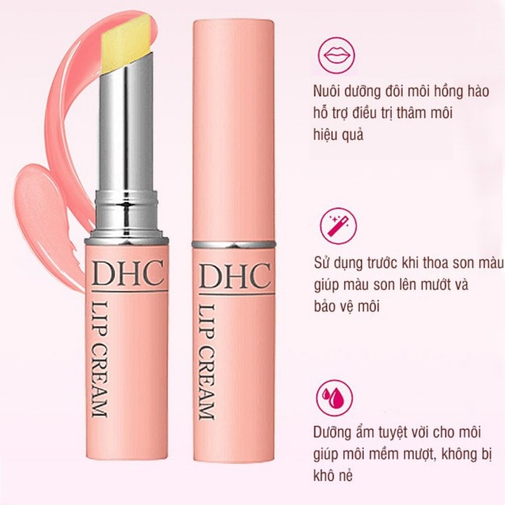 Son Dưỡng Môi DHC Lip Cream 1.5g - Không Màu Giúp Giảm Thâm Môi