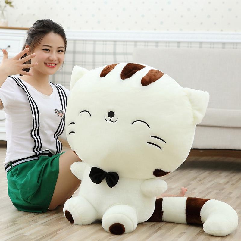 Thú Nhồi Bông Hình Mèo Mềm Mại 20cm