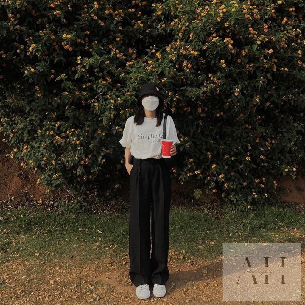 Quần suông 1 cúc