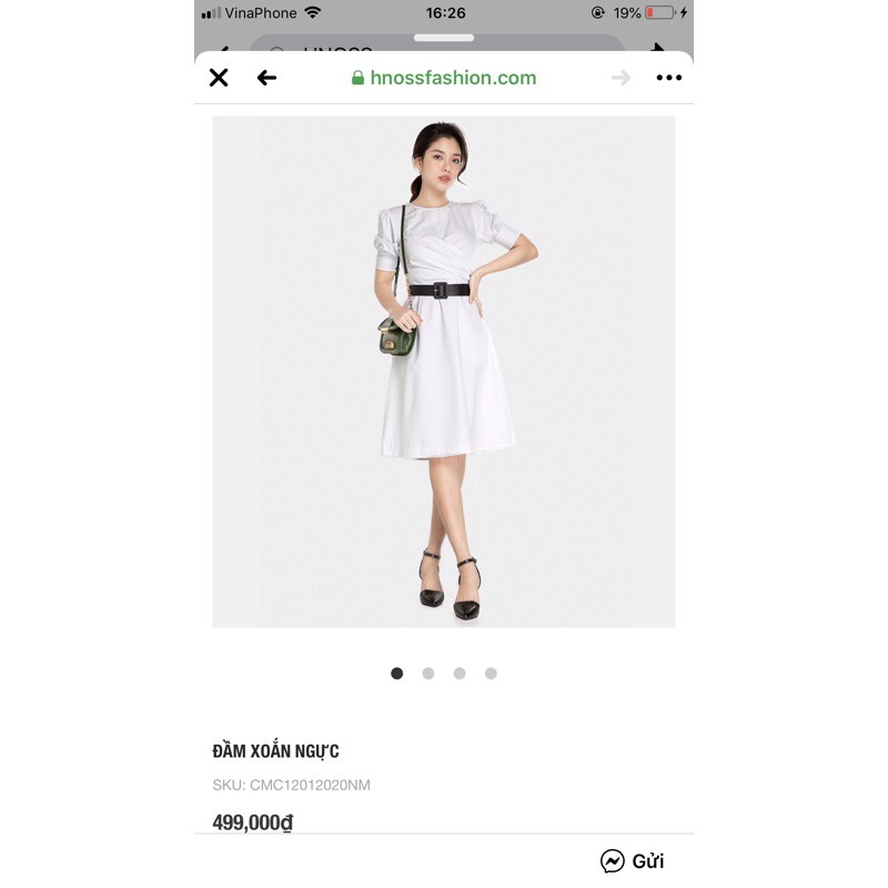 Đầm Hnoss màu trắng