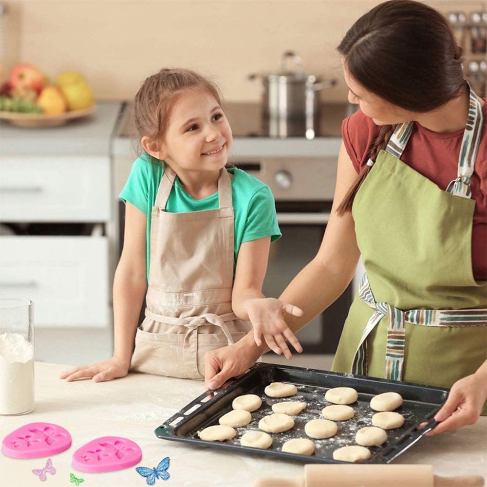 Khuôn Silicone Tạo Hình Làm Bánh Kẹo Hình Hoa Hồng / Lá Phong Diy