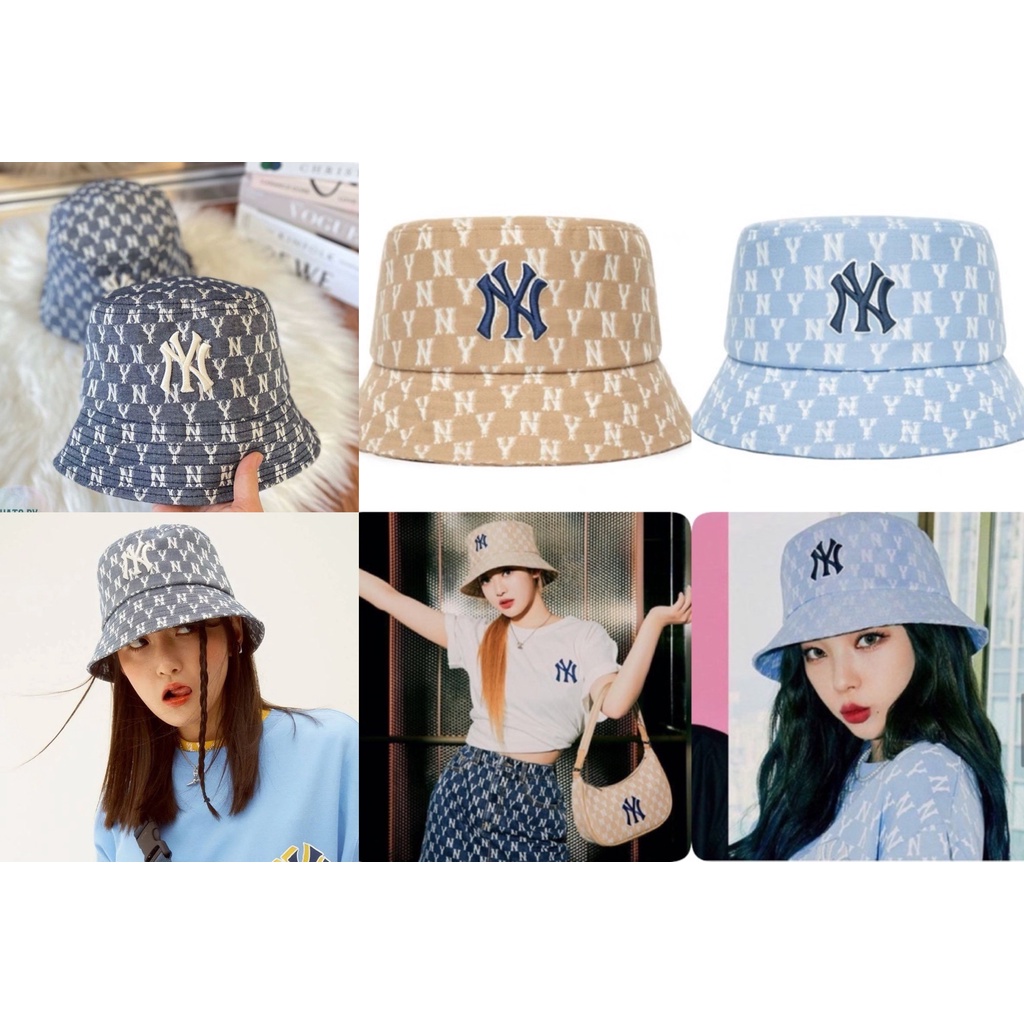 (1:1 TQXK) Mũ bucket 3 màu xanh - vàng - jean