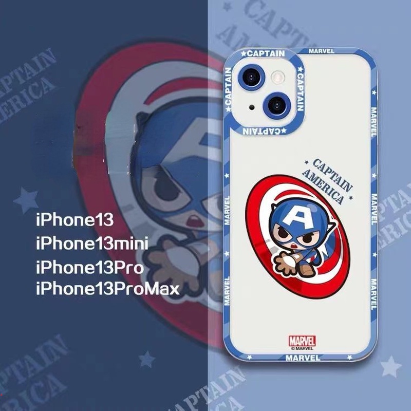 Ốp Điện Thoại Silicon Mềm Trong Suốt Họa Tiết Hoạt Hình Thời Trang Cho IPhone 13 12 11 Pro Max X Xs Max XR 7 8 Plus SE 2020