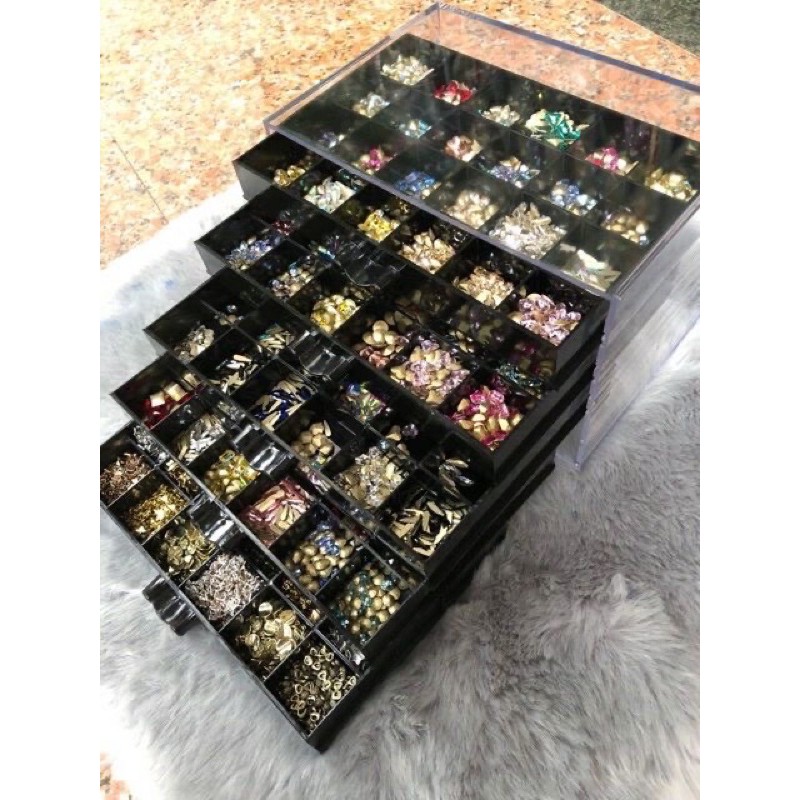 Khay đá 5 tầng,hộp đựng đá, charm 5 ngăn 120 ô