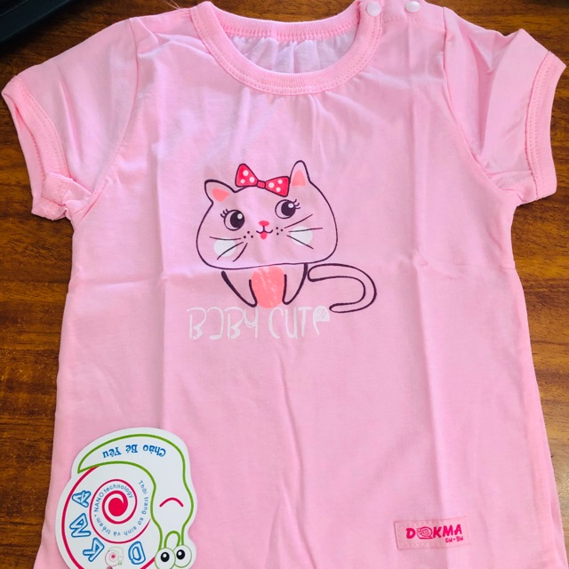 Áo cộc tay cài vai dokma