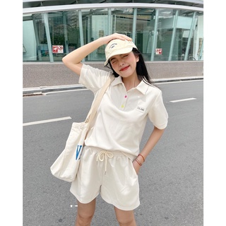 Set Thể Thao Nữ OLARI Tay Ngắn - OL128 - Sporty Set