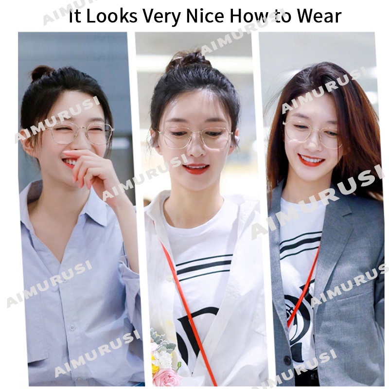 Mắt Kính Chống Bức Xạ / Ánh Sáng Xanh Thời Trang Hàn Quốc Cho Nữ