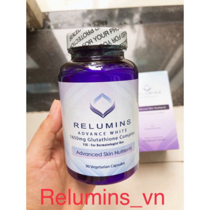 XẢ KHO THANH LÝ Viên uống trắng da Relumins 1650mg 15x 90 viên của Mỹ XẢ KHO THANH LÝ