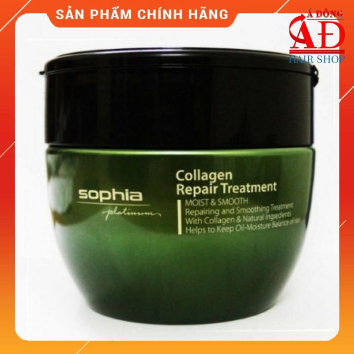 Hấp dầu Sophia Collagen siêu mềm mượt tóc Hàn Quốc 450ml