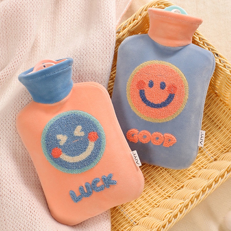 Túi Chườm Nước Nóng Dày Dặn Giữ Ấm Chống Nổ Họa Tiết Dễ Thương