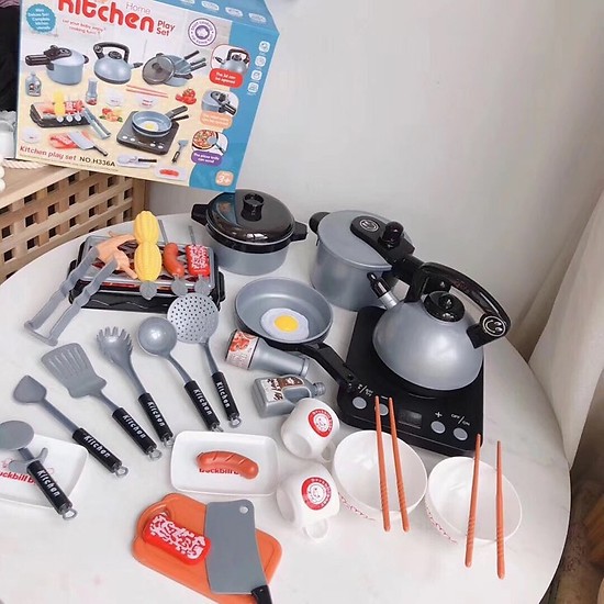 [Mã LIFEXANH03 giảm 10% đơn 500K] Bộ Đồ Chơi Nấu Ăn 36 Món Kitchen, Đồ Chơi Nấu Ăn Nhà Bếp Mini Cho Bé