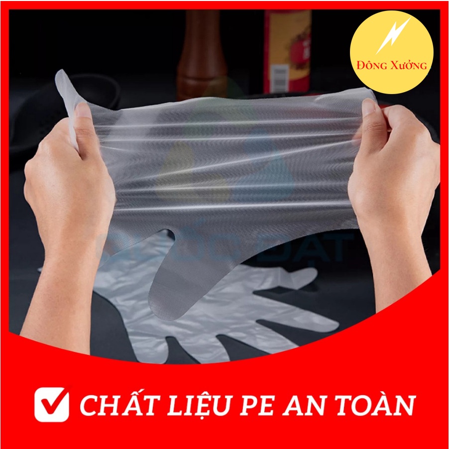 100% Chính Hãng - Găng tay Làm Bếp Tự Hủy Sinh Học CPE Green Global 50 Chiếc Size L