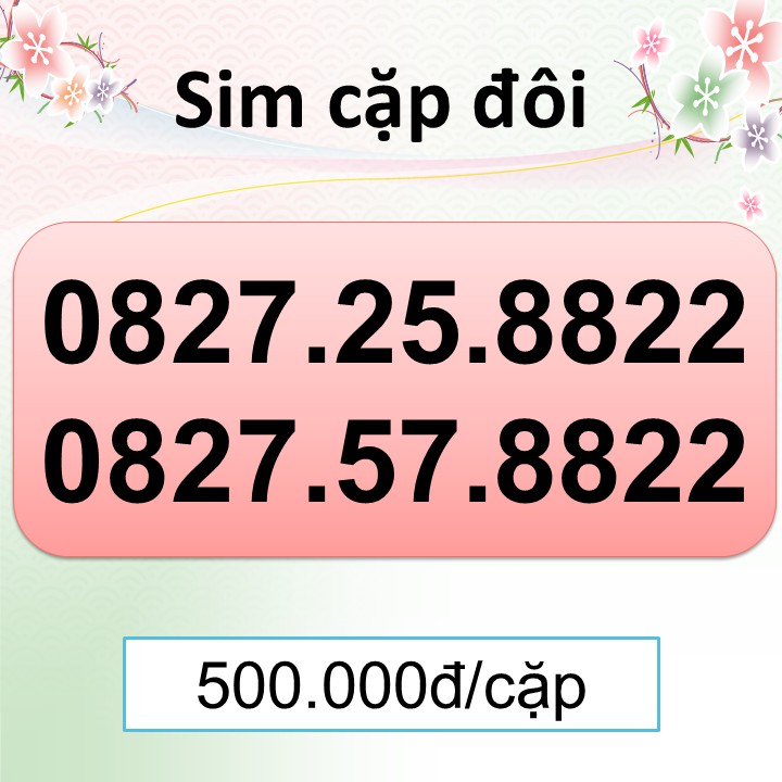 Sim cặp đôi sim tình nhân