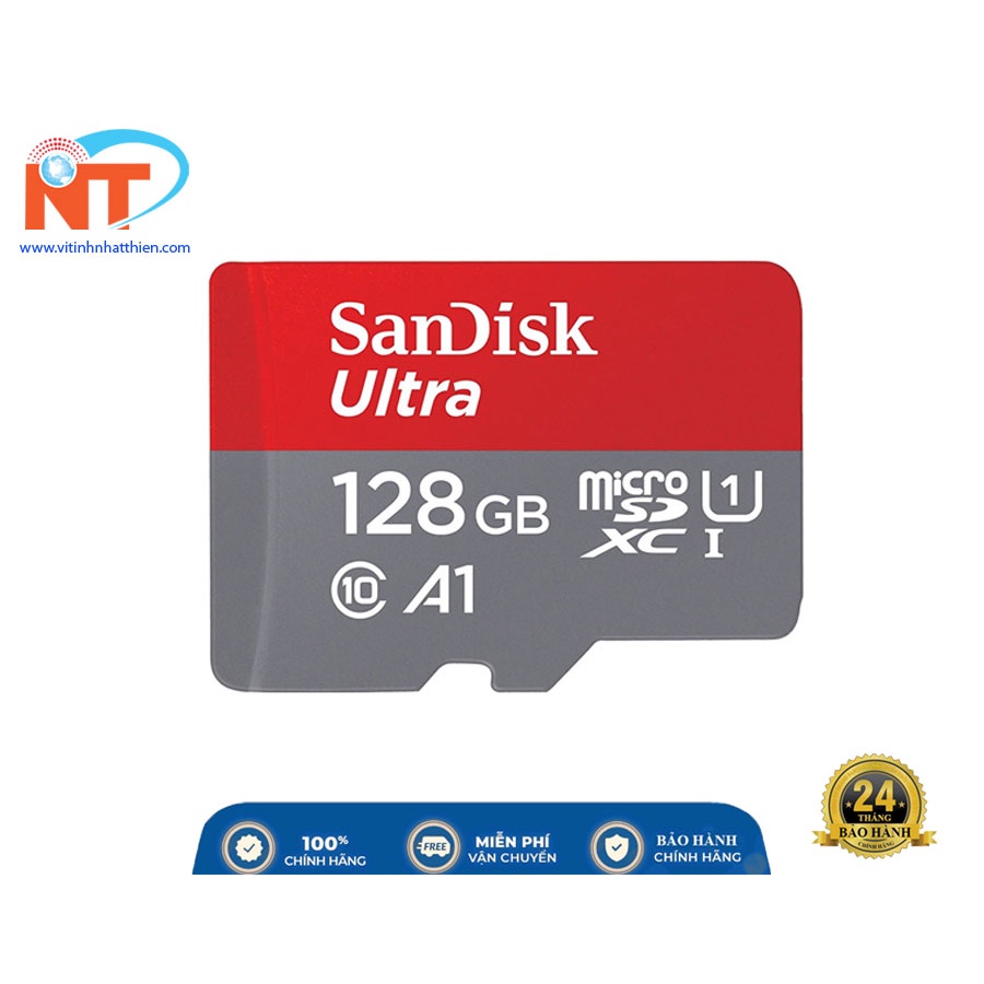 Thẻ Nhớ SanDisk Ultra 128GB/64G/32G UHS-I - 100MB/s Thẻ nhớ camera, thẻ nhớ điện thoại - hàng nhập khẩu