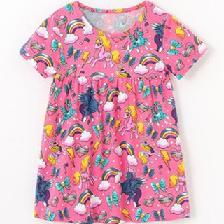 Mã S0560 váy ngựa Pony hồng của Little Maven cho bé gái