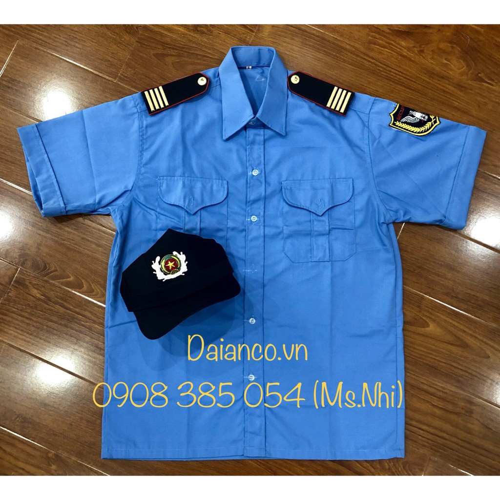 (Combo 3 món) Áo bảo vệ đính kèm cầu vai gạch đồng và nón - Hình thật