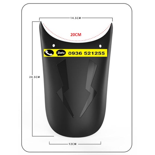 Dè con Chắn bùn trước Honda CB400, Hornet ... các dòng xe moto tương ứng