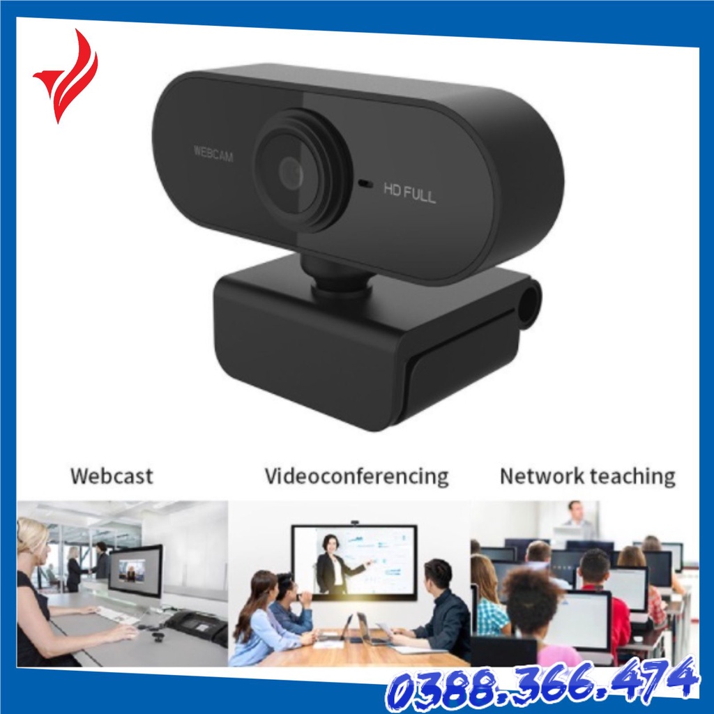 Webcam Máy Tính Có Mic Full HD 1080 Siêu Tiện Lợi | BigBuy360 - bigbuy360.vn