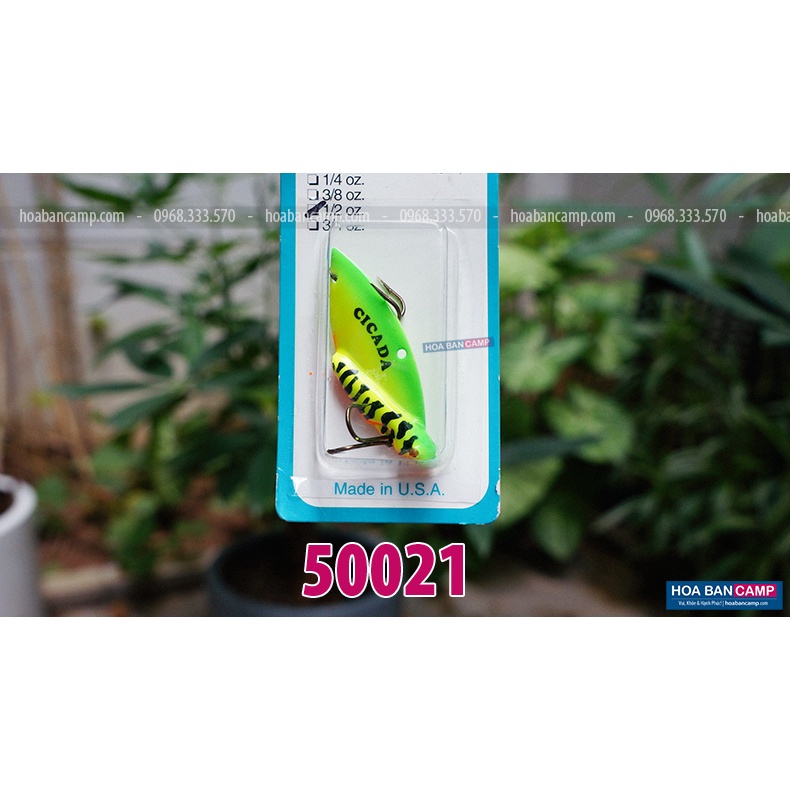 Mồi Lure Cá Sắt Cicada USA 14g