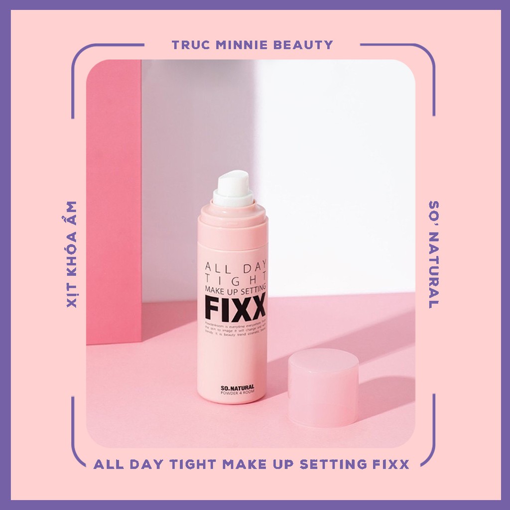 Xịt Khóa Nền Trang Điểm So Natural All Day Tight Make Up Setting Fixx 75ml | BigBuy360 - bigbuy360.vn