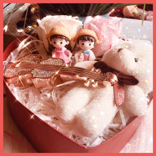 Set quà tặng sinh nhật, valentine, noel, trung thu, 8-3, 20-10 hộp trái tim tình yêu