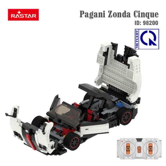 Bộ đồ chơi lắp ghép siêu xe- Lego lắp ghép xe Pagani Zonda điều khiển từ xa- Hàng cao cấp- Bảo hành 12 tháng toàn quốc