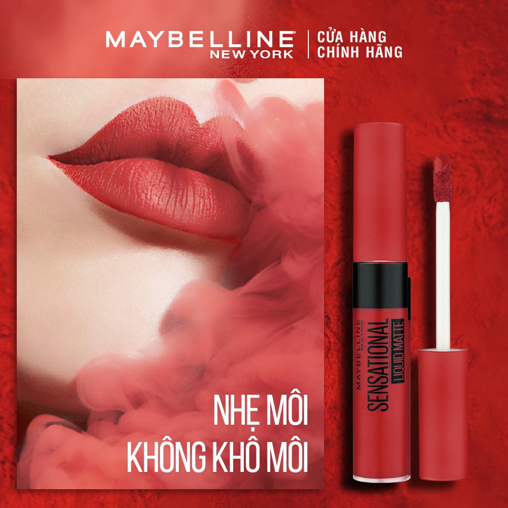 Son Kem Lì Nhẹ Môi Maybelline New York Sensational Liquid Matte Lipstick 7ml