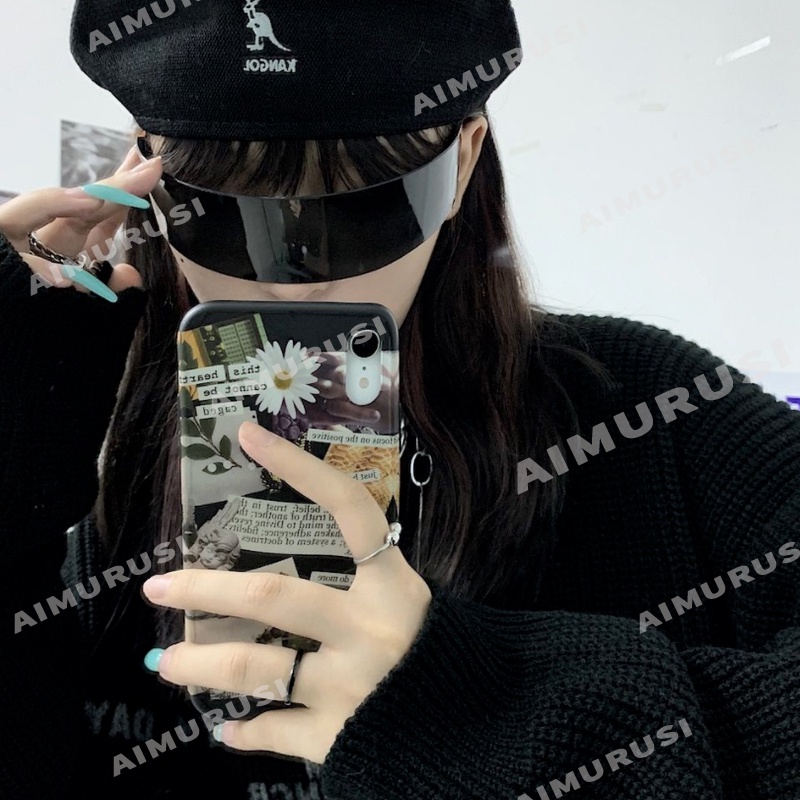 Kính mát gọng chữ nhật phong cách hiphop thời trang cho nữ